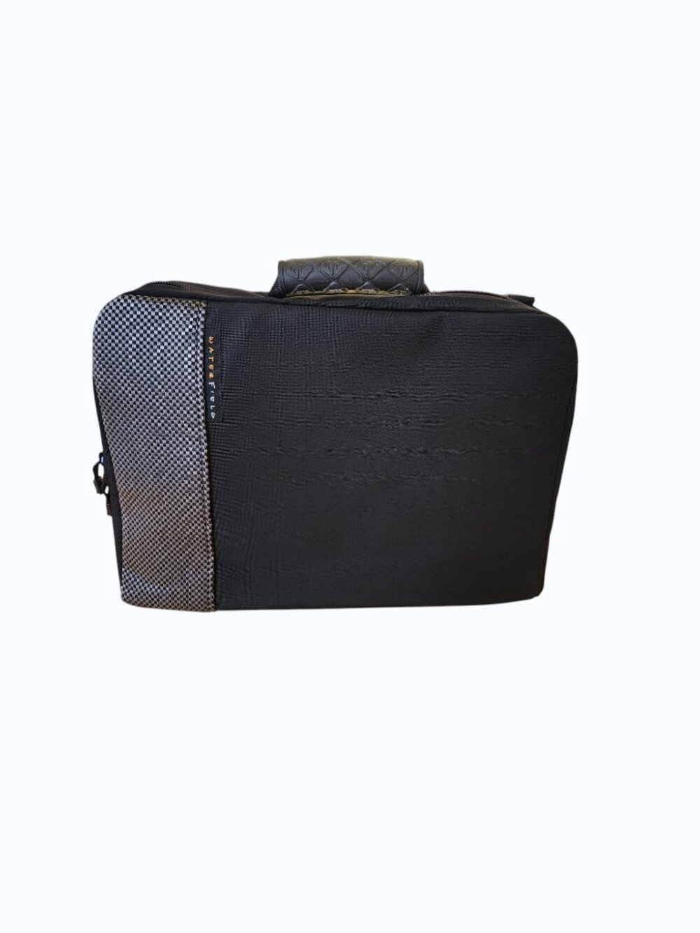 WaterField Laptop Computer Travel Black Tech Nylon Folio Bag Like NEW Made USA